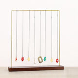 Maxbell Freestanding Necklace Display Stand Rack Steady for Retail Store NightStand L