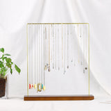 Maxbell Freestanding Necklace Display Stand Rack Steady for Retail Store NightStand L