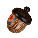 Maxbell Acorn Pendant Key Rings Decorations Retro for Necklace Women Girls Unisex C