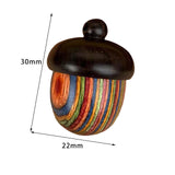 Maxbell Acorn Pendant Key Rings Decorations Retro for Necklace Women Girls Unisex C