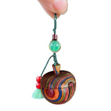 Maxbell Acorn Pendant Key Rings Decorations Retro for Necklace Women Girls Unisex D