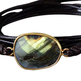 Maxbell Ethnic Rope Wrap Bracelet Multilayer Men and Women Handmade Comfortable Brown