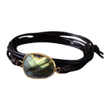 Maxbell Ethnic Rope Wrap Bracelet Multilayer Men and Women Handmade Comfortable Brown