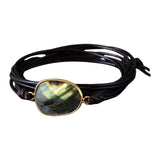 Maxbell Ethnic Rope Wrap Bracelet Multilayer Men and Women Handmade Comfortable Brown