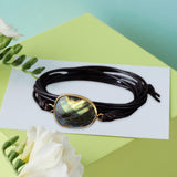 Maxbell Ethnic Rope Wrap Bracelet Multilayer Men and Women Handmade Comfortable Brown