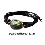 Maxbell Ethnic Rope Wrap Bracelet Multilayer Men and Women Handmade Comfortable Brown