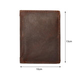 Maxbell Men Slim Wallet with ID Windows Slim Billfold Large Capacity Fashion Storage