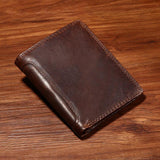 Maxbell Men Slim Wallet with ID Windows Slim Billfold Large Capacity Fashion Storage