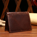 Maxbell Men Slim Wallet with ID Windows Slim Billfold Large Capacity Fashion Storage