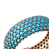 Maxbell Stylish Ring Classical Elegant Simple for Girlfriend Wedding Engagement US 7