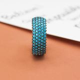 Maxbell Stylish Ring Classical Elegant Simple for Girlfriend Wedding Engagement US 7