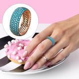 Maxbell Stylish Ring Classical Elegant Simple for Girlfriend Wedding Engagement US 7