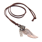 Maxbell Angel Wing Pendants Unisex Birthday Gifts Chain for Party Engagement Travel