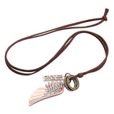 Maxbell Angel Wing Pendants Unisex Birthday Gifts Chain for Party Engagement Travel