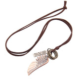 Maxbell Angel Wing Pendants Unisex Birthday Gifts Chain for Party Engagement Travel