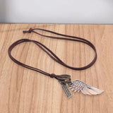 Maxbell Angel Wing Pendants Unisex Birthday Gifts Chain for Party Engagement Travel