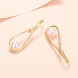 Maxbell Dangle Earrings Luxurious Geometric Exquisite for Mother Anniversary Aureate