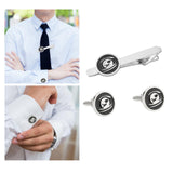 Maxbell Round Men Cufflinks Fashion Jewelry for Shirt Accessories Birthday Husband