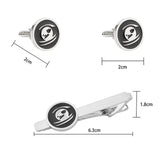 Maxbell Round Men Cufflinks Fashion Jewelry for Shirt Accessories Birthday Husband