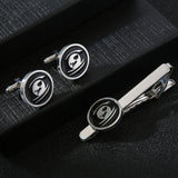 Maxbell Round Men Cufflinks Fashion Jewelry for Shirt Accessories Birthday Husband