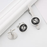 Maxbell Round Men Cufflinks Fashion Jewelry for Shirt Accessories Birthday Husband