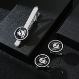 Maxbell Round Men Cufflinks Fashion Jewelry for Shirt Accessories Birthday Husband