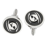 Maxbell Round Men Cufflinks Fashion Jewelry for Shirt Accessories Birthday Husband