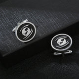 Maxbell Round Men Cufflinks Fashion Jewelry for Shirt Accessories Birthday Husband