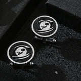 Maxbell Round Men Cufflinks Fashion Jewelry for Shirt Accessories Birthday Husband