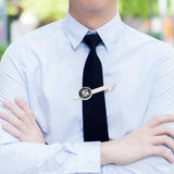 Maxbell Tie Clip for Men Simple Elegant Formal Classic for Office Birthday Dad