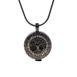 Maxbell Carved Cremation Urn Necklace Memorial Pendant Keepsake Locket for Women Men