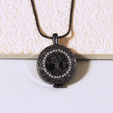 Maxbell Carved Cremation Urn Necklace Memorial Pendant Keepsake Locket for Women Men