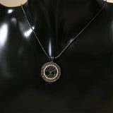 Maxbell Carved Cremation Urn Necklace Memorial Pendant Keepsake Locket for Women Men