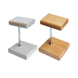 Maxbell Watch Stand Gifts with Base Watches Bracelet Holder for Table  Wood color