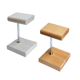 Maxbell Watch Stand Gifts with Base Watches Bracelet Holder for Table  Wood color