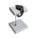 Maxbell Watch Stand Gifts with Base Watches Bracelet Holder for Table  Wood color