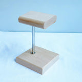Maxbell Watch Stand Gifts with Base Watches Bracelet Holder for Table  Wood color