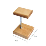 Maxbell Watch Stand Gifts with Base Watches Bracelet Holder for Table  Wood wax oil