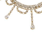 Maxbell Neckchain Fashion Decoration Exquisite Sexy Pendant for Wedding Party Bridal Aureate
