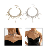 Maxbell Neckchain Fashion Decoration Exquisite Sexy Pendant for Wedding Party Bridal Aureate