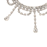 Maxbell Neckchain Fashion Decoration Exquisite Sexy Pendant for Wedding Party Bridal Argent