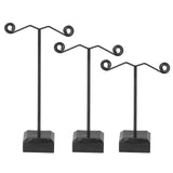 Maxbell Metal Support Acrylic Bottom Earring Organizer T Shape Versatile Size L
