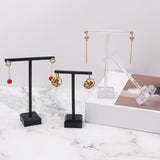 Maxbell Metal Support Acrylic Bottom Earring Organizer T Shape Versatile Size L