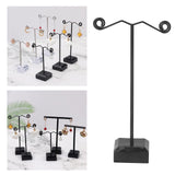 Maxbell Metal Support Acrylic Bottom Earring Organizer T Shape Versatile Size L