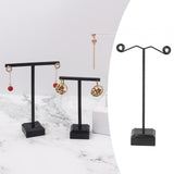 Maxbell Metal Support Acrylic Bottom Earring Organizer T Shape Versatile Size L