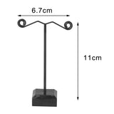 Maxbell Metal Support Acrylic Bottom Earring Organizer T Shape Versatile Size M