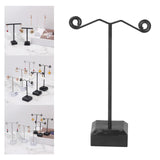 Maxbell Metal Support Acrylic Bottom Earring Organizer T Shape Versatile Size M