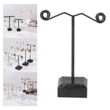 Maxbell Metal Support Acrylic Bottom Earring Organizer T Shape Versatile Size S