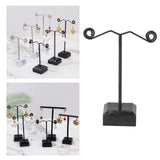 Maxbell Metal Support Acrylic Bottom Earring Organizer T Shape Versatile Size S