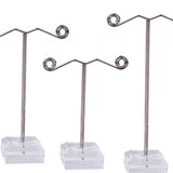 Maxbell 3 Pieces Earrings Display Stand Mini Earrings Storage Rack Girls Women